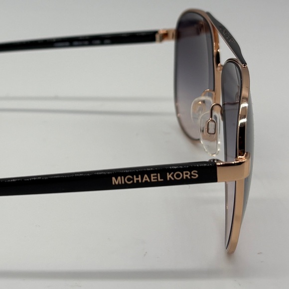 Michael Kors aviator sunglasses rose gold and black. - Picture 6 of 9